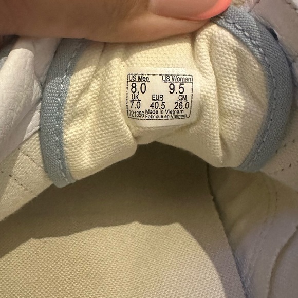 Vans Old Skool Houndstooth Embossed - Winter Sky/True White - Picture 3 of 5